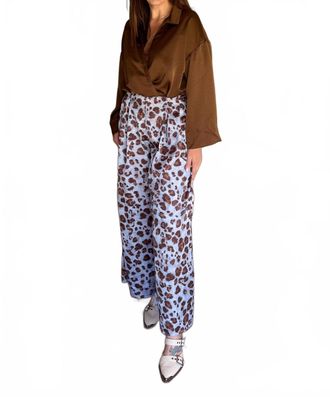 Glam Nile Wide Leg Pants In Blue