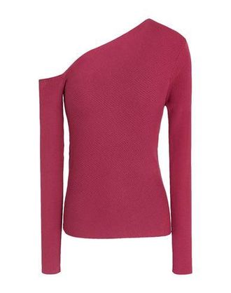 8 by YOOX VISCOSE BLEND COLD SHOULDER LONG SLEEVE TOP