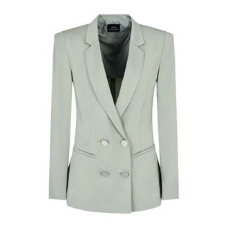 Emporio Armani Blazers, female, Green, Size: 3XL Giacca