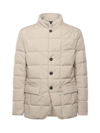 Fay Beige Quilted Jacket