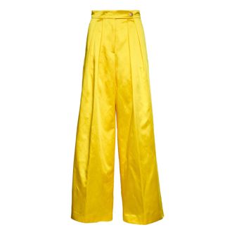 Dries Van Noten Pamplona Cotton Acetate Wide Leg Pants