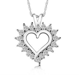 Pompeii3 1/2Ct Diamond Petite Diamond Pendant Necklace in 14k White, Yellow, or Rose Gold