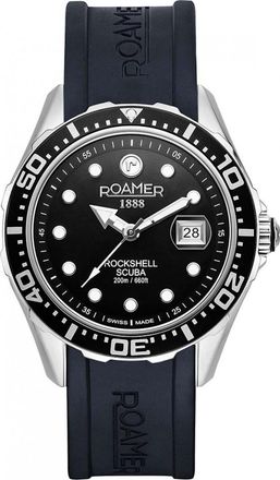 Roamer 867833-41-85-02 Mens Rockshell Mark III Scuba Watch - Silver - One Size