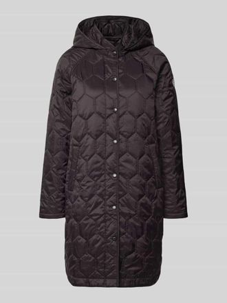 Cars Jeans Regular Fit Mantel in Stepp-Optik Modell Solene in Black, Gr&ouml;&szlig;e XXL