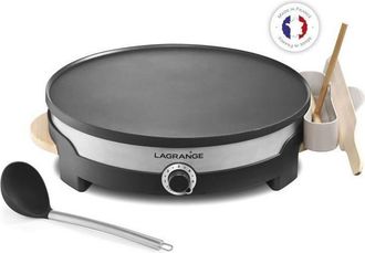 Lagrange Crepera De Hierro Fundido 35cm 1500w Negro - 109011