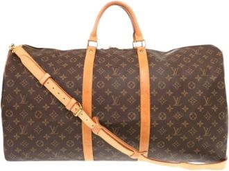 Louis Vuitton Pre-owned Boston Bag - Heren - Vintage Weekendtas - Bruin - ONE Size - Vintage