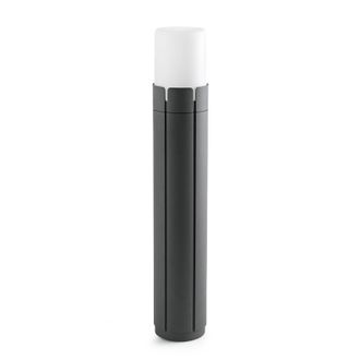 Netlighting Tram 1 Light Outdoor Tall Bollard Light White Dark Grey IP65 E27