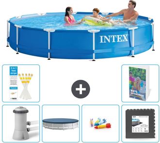 Intex Piscina Con Estructura Redonda - 366x76 Cm - 7-piezas S317