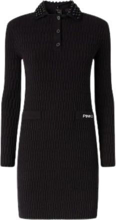 Pinko York Jurk - Dames - Kleedjes - Zwart - XS - Kleedjes