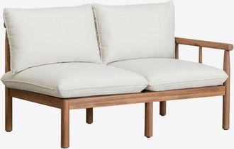 Sklum Sklum - Sof&aacute; De Jard&iacute;n De 2 Plazas En Madera De Acacia Melvin