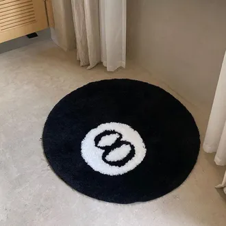 OEM Tapis Ronde - Absorbente - Antideslizante - Para Ba&ntilde;o Sal&oacute;n Dormitorio - Di&aacute;metro 60 Cm