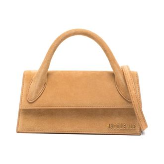 Jacquemus Handbags, female, Brown, Size: ONE SIZE Le Chiquito Long Leather Handbag