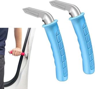 OEM 2 Piezas, Ayuda Para Manija De Puerta De Coche, Manija De Puerta De Coche Para Personas Mayores, Rompeventanas, Ergon&oacute;mico, Regalo, Azul