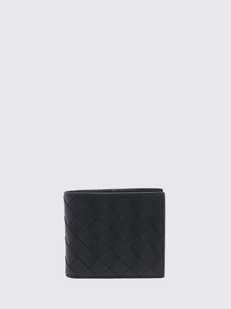 Bottega Veneta Woven Calfskin Bifold Wallet with Coin Pocket