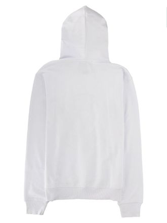Versace Jeans Couture Hooded Cotton Sweatshirt - White