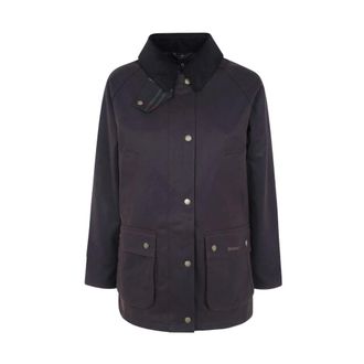 Barbour Chaqueta encerada Acorn - Jackets - Mujer - Negro - XS