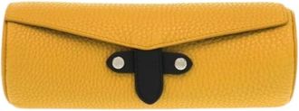 Fendi Pre-owned Vintage Pouch - Dames - Vintage Clutch - Geel - ONE Size - Leer - Vintage