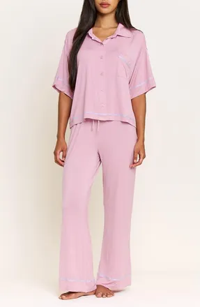 Honeydew Intimates Sweet Solstice Pajamas in Iris Bloom at Nordstrom, Size X-Small