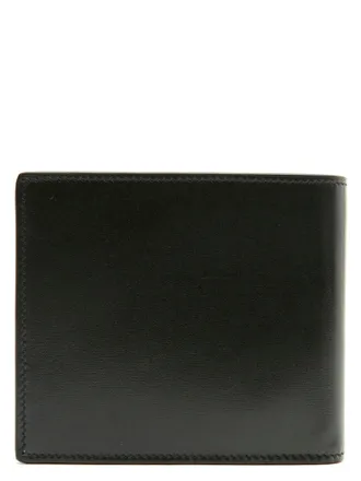 Saint Laurent Logo-Embossed Leather Wallet - Black