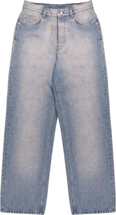 Dries Van Noten Straight-Leg Jeans - Heren - Regular Fit Jeans - Blauw - W30 - Katoen - Jeans