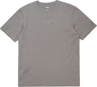 Li-Ning Cartoon Graphic T-shirt Steel Grey AHSS371-7