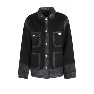 Misbhv Marfa Twill Werkjas - Dames - Spijkerjassen - Zwart - XS - Katoen - Jassen