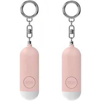 OEM Alarmas Personales Recargables De 130 Db, Con Luz Led De Emergencia Y Llavero, Para Mujeres, Ni&ntilde;os Y Ancianos