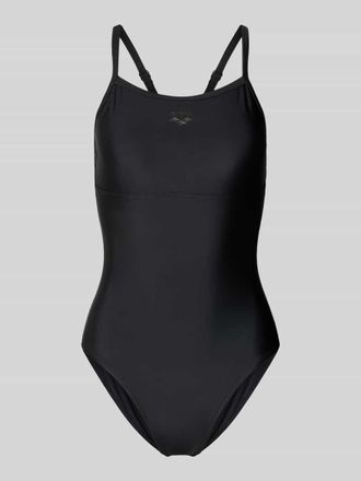 Arena Slim Fit Badeanzug mit Cut-Out auf der R&uuml;ckseite in Black, Gr&ouml;&szlig;e 34