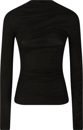 Pinko Pinko, Tops, Dames, Zwart, L, Loto Turtleneck Trui