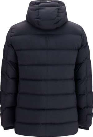 Herno Mens Thermal Waterproof Down Jacket Nero Coat