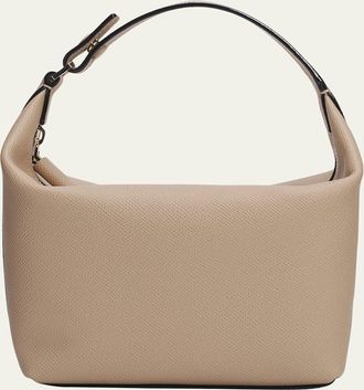 Valextra Mochi Calfskin Leather Pouch Bag