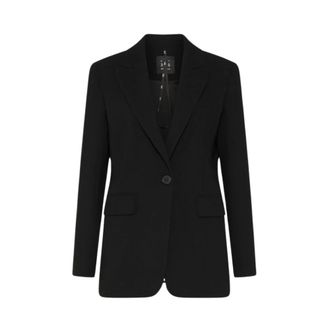Marella Blazer - Dames - Jassen - Zwart - Maat: XL Leer