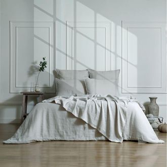 Febronie Juego de cama (65x65) lino natural 240x220