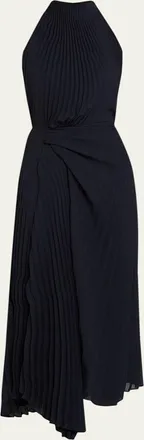 A.L.C. Simona Pleated Midi Dress