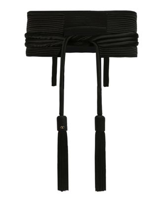 Valentino Runway Silk Satin Rope Belt