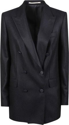 Tagliatore Jasmine Jas - Dames - Blazers - Blauw - L - Wol - Jassen