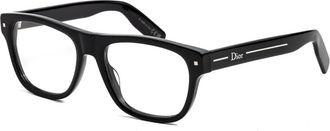 Dior Lineo S1I 1000 Optisch Montuur - Heren - Brillen - Zwart - 55 MM - Accessoires