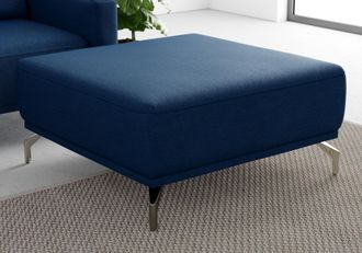 Sit&more Hocker »Bailando« mit Federkern und satinierten Nickelfüssen