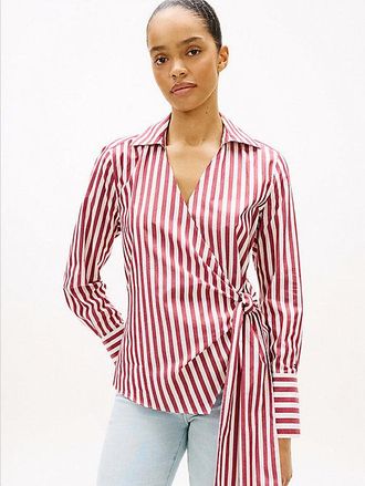 Tommy Hilfiger Slim Fit Wrap Knot Poplin Shirt