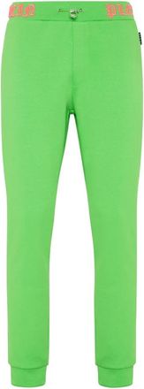 Philipp Plein Broeken, Heren, Groen, 3Xl, Katoen, Trainingsbroeken Skull&Bones