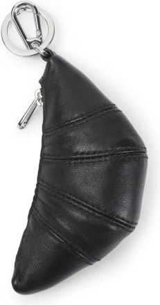 Christophe Lemaire Keychains, female, Black, ONE SIZE, Mini Croissant Keyring
