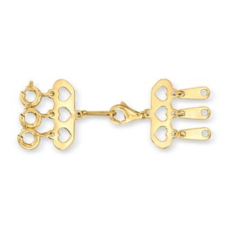 Ross-Simons Italian 14kt Yellow Gold Layering Clasp
