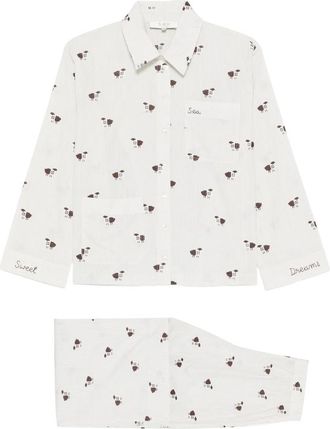 Sea New York Embroidered-animal Pyjama Set