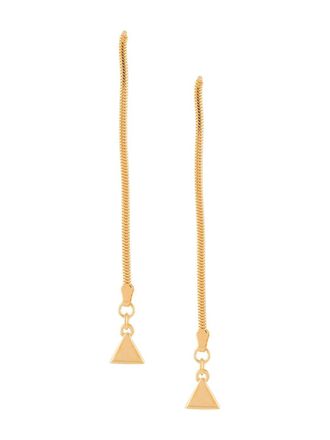 Coup de Coeur snake drop earrings - Gold