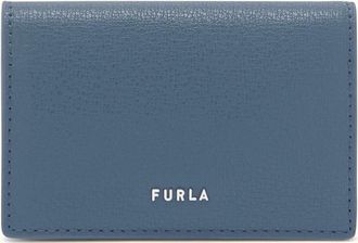 Furla Man Project Porta Carte Di Credito S Grigio Blu Pelle Di Vitello Testurizzata Milos Uomo