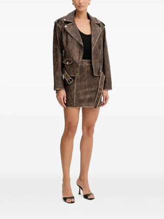 Guess Co Charlene mini-rok - Bruin