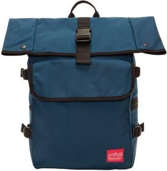 Manhattan Portage Silvercup Roll-Top Backpack, Expandable, Structured Carry for Commuting & Travel in Navy at Nordstrom