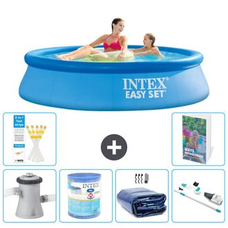 Intex Piscina Easy Set Redonda - 244x61 Cm - 7-piezas S201