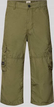 Camel Active Capri-Bermudas mit Cargotaschen in Oliv, Gr&ouml;&szlig;e 31