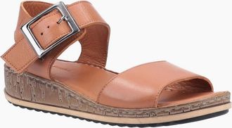 Hush Puppies Womens Ellie Womens Wide Fit Sandals - Brown - Size: 8
